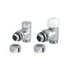 Corner thermostatic set