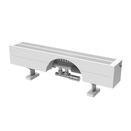 Radiating convectors - middle connection